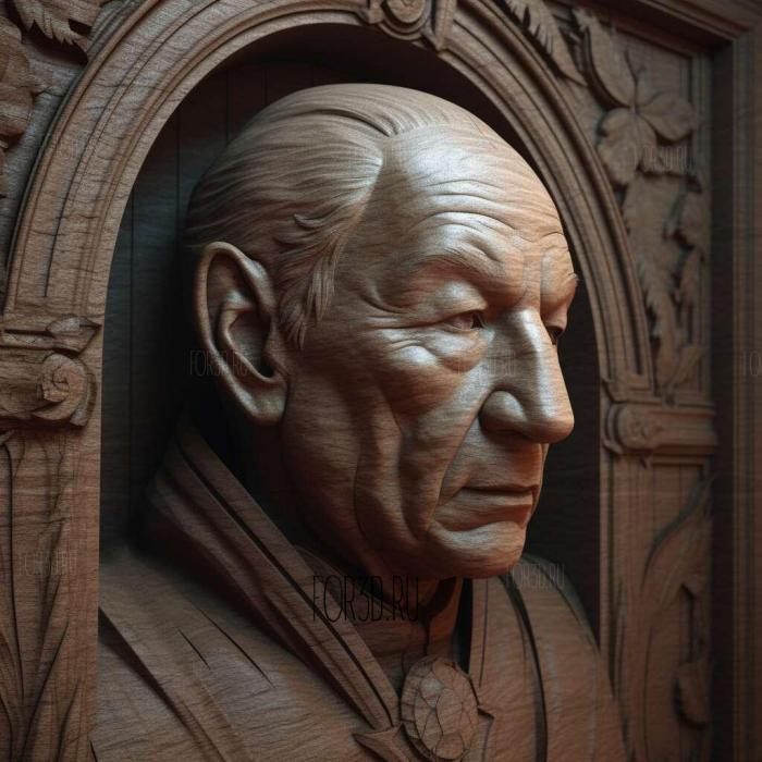 luc picard 1 stl model for CNC